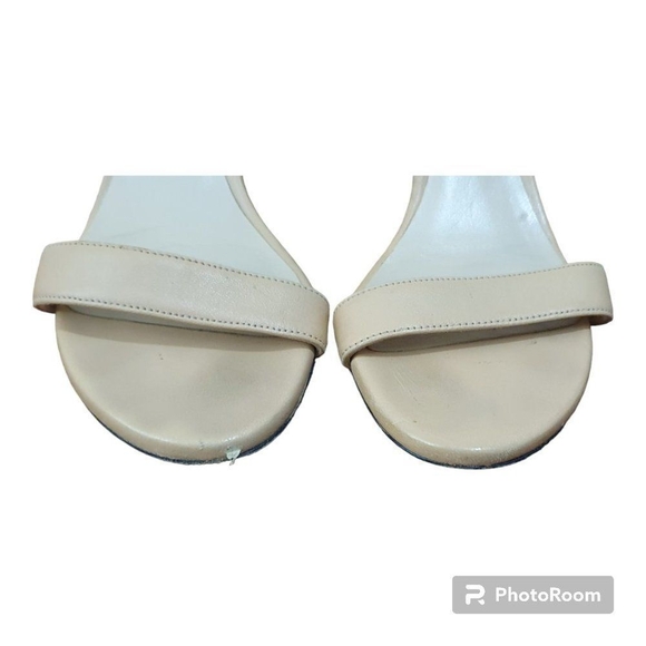 STUART WEITZMAN THE 75LESSNUDIST SANDAL ADOBE BEIGE SIZE 4,5  $398 - Picture 8 of 11
